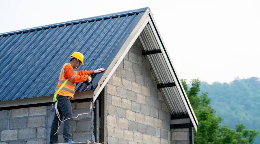 Professional metal roof installation in Hustisford, WI